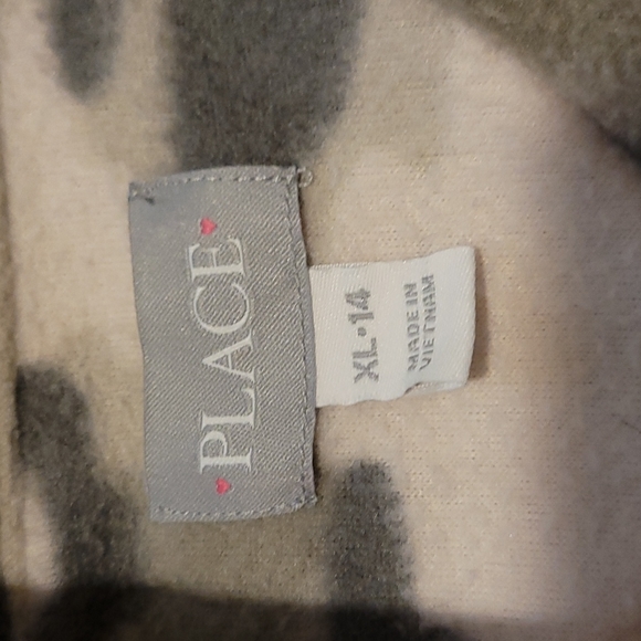 Place Girl's Camo Fleece Pullover - Picture 4 of 7